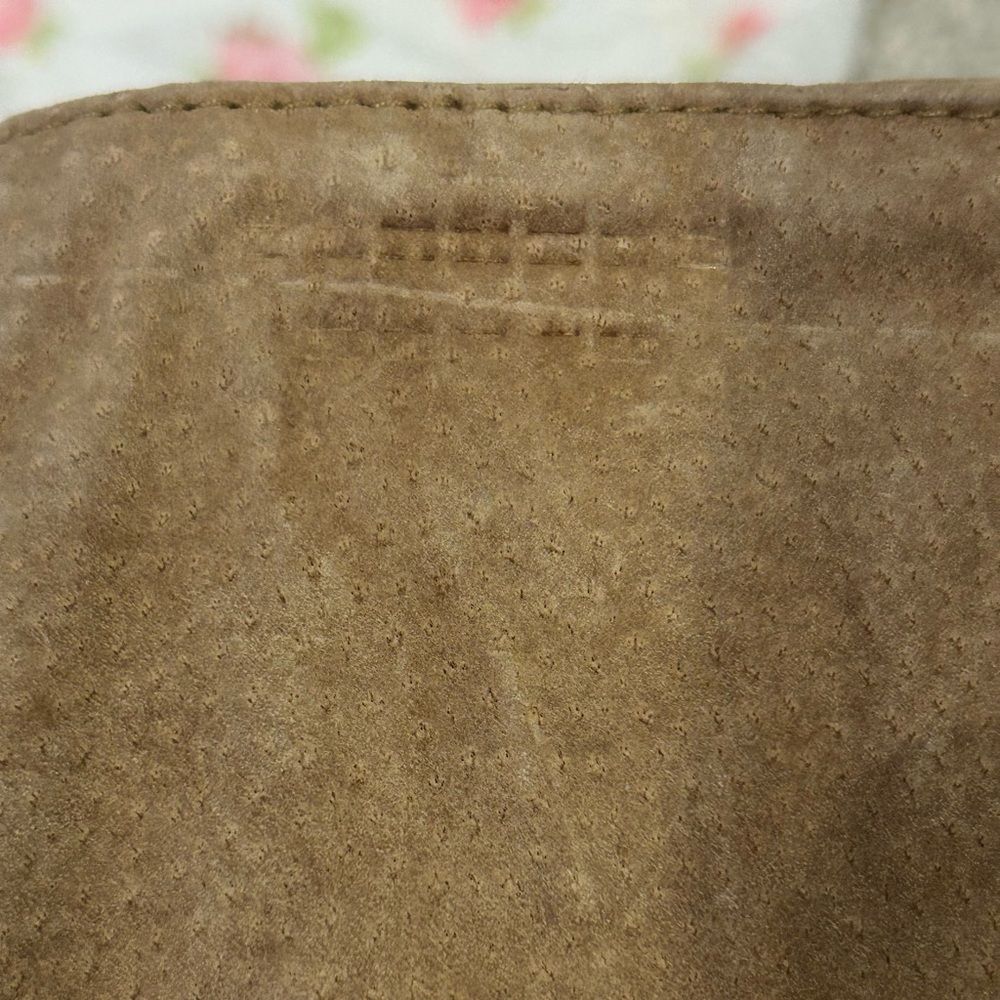 Vintage Y2K Fashion Bug Leather A-Line Skirt Tan Size 6 - Picture 6 of 11